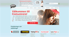 Desktop Screenshot of comunicera.se